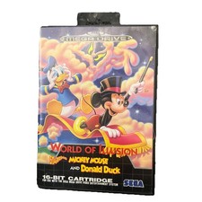 World of Illusion Mickey Mouse and Donald Duck Sega Mega Drive Game