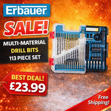 Erbauer Drill Bits 113 Piece