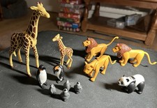 Playmobil Zoo Wild Animals Jungle Bundle Lions Giraffes Panda & Penguins