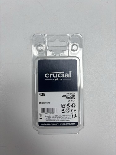 Crucial 4gb ddr4 - 4gb, 2666mhz