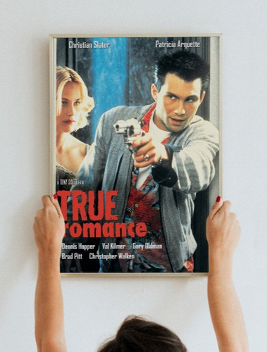 True romance 1993 movie poster - romance,