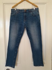Next Mid Blue Denim Slim Fit
