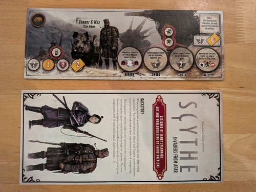 Scythe boardgame invaders - scythe,
