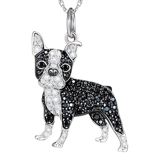 Boston terrier pendant - boston,