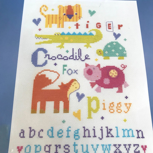 Dmc animal alphabet - animal, sampler