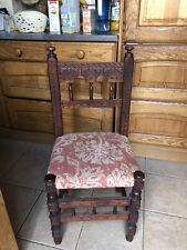 Vintage Chair hand carved x1