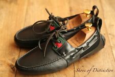 Gucci Black Leather Loafers