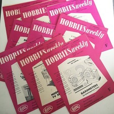 Vintage Hobbies Weekly Magazines 1961 | Job Lot of 9 Issues with 5 Plans