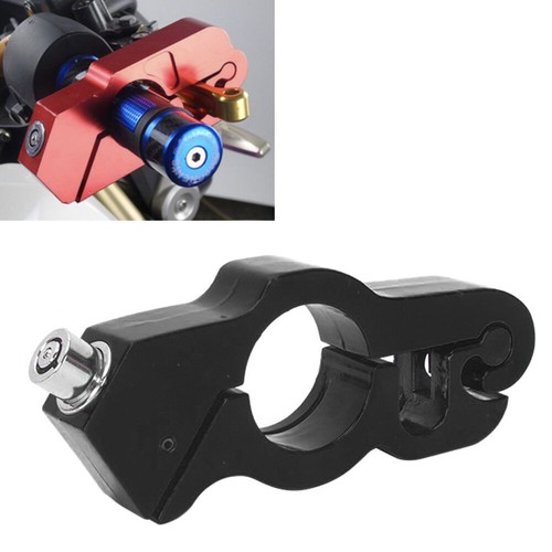 Black motor handlebar lock - handlebar,