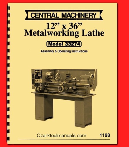 Central machinery 36 - 12″x, 36″