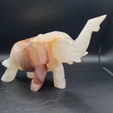 Onyx Elephant Figurine Vintage