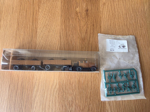Miniature model truck and