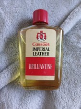 Vintage Cussons Imperial LEATHER BRILLIANTINE Aftershave Bottle