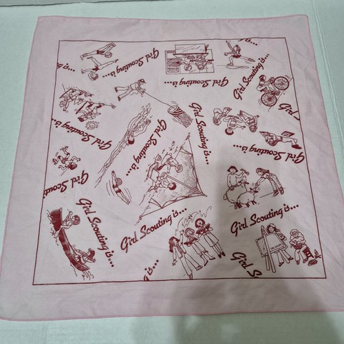 Vintage girl scouts pink - vintage,