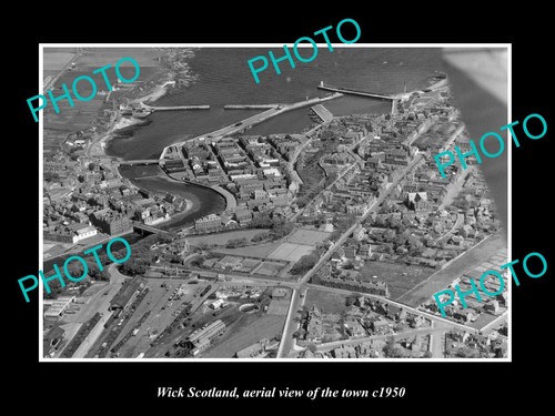 Wick scotland aerial view - wick,