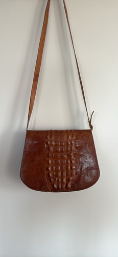 Vintage genuine crocodile skin - genuine,