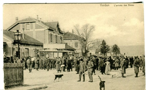 France verdun arrivee des - verdun, l'arrivee