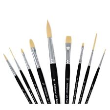 Artmaster Oil Series Artist Paint Brushes, Assorted Sizes & Shapes