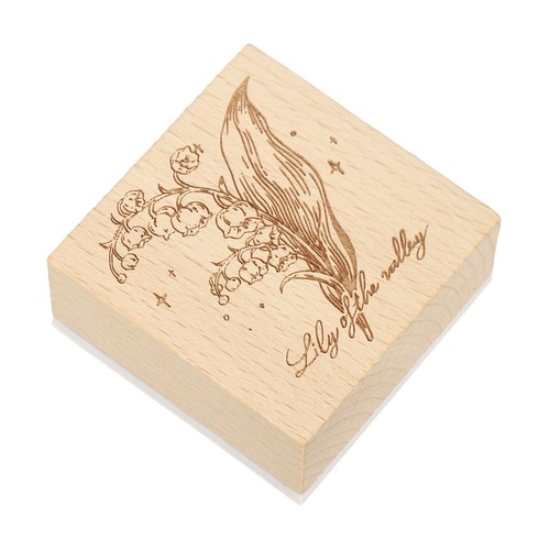 Flower wooden rubber - flower,