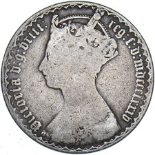 1885 Gothic Florin - Victoria