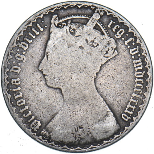 1885 gothic florin victoria - gothic,