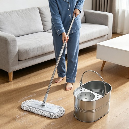 13l large metal mop bucket - metal,