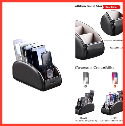 Leather remote control - tv,