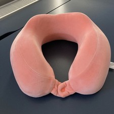 Travel Pillow Airplane Neck Pillow Memory Foam Sleep Head Rest Car Pink Boots