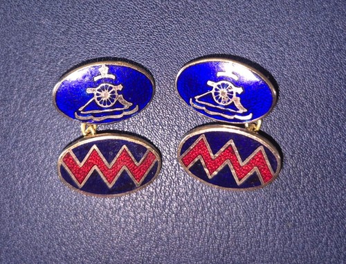 Vintage enamel royal - royal, artillery