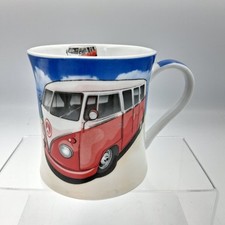 Red Camper Van VW Mug The Leonardo Collection Fine China Coffee Cup Retro