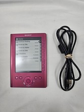 Sony PRS-300 Digital Book Reader Pink eBook Reader - New Battery - VGC