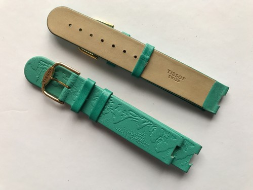 Vintage tissot green embossed - green,