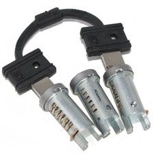 Vespa PX T5 LML Steering Tool Box & Seat Lock Barrel Set OF 3 With 2 Keys