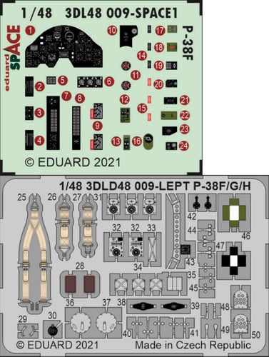 Eduard 3dl48009 lockheed - 3dl48009,