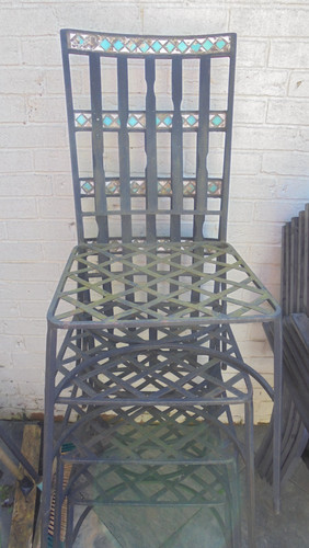 Vintage metal garden - metal, outdoor