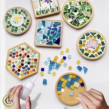 Diy mosaic coaster - diy, kit