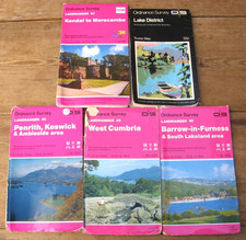 ONS Landranger Maps- Penrith Keswick Kendal Barrow Penrith West Cumbria