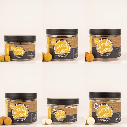 Proper carp baits gold - gold, seal