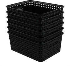 6-Pack Plastic Storage Weave