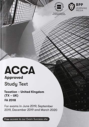 Acca taxation fa2018 study - taxation,