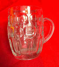 Vintage dimpled pint  beer mug -Kings Arms. Shap 1980s