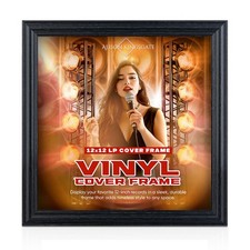 12x12 Vinyl Record Album Cover & Display Frame Memorabilia wall Art for Lp 12''