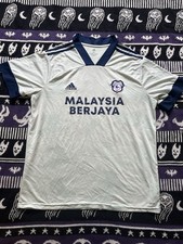 Adidas Cardiff City FC Football Club 2020-21 Away Shirt Sz XL Memorabilia