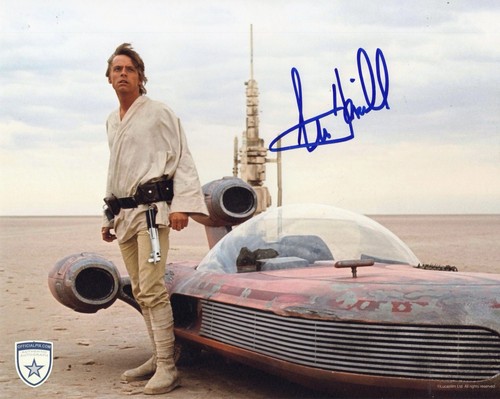 Mark hamill signed star - hamill, wars