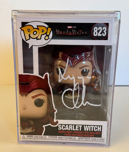 Elizabeth olsen signed scarlet - olsen,