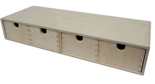Drawer plain wooden storage - plain,