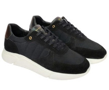 LOYALTI RICCO TRAINERS BLACK WHITE SIZE 9 EU 43 RRP £105.00