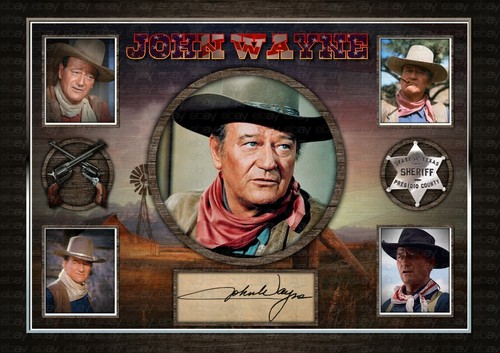 John wayne signed original - -,
