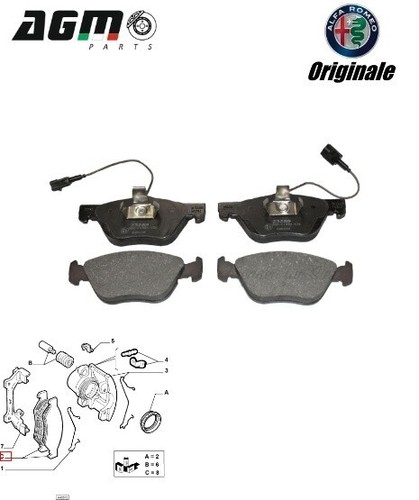 Set brake pads front - brake,