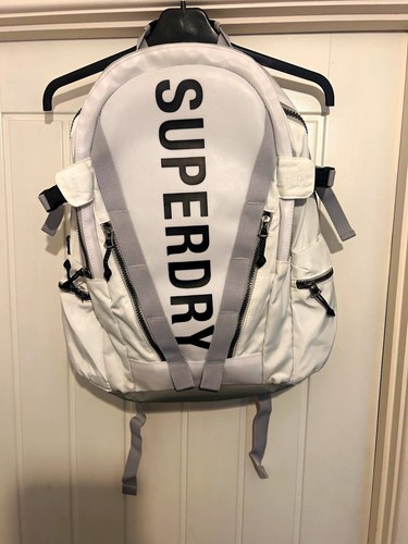 Superdry white grey - grey, backpack